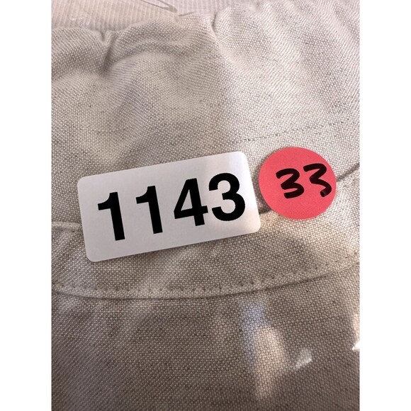 JM Collection Womans Linen Trousers Size XL Beachy Lagenlook Quiet Luxury Vacay - Picture 12 of 13